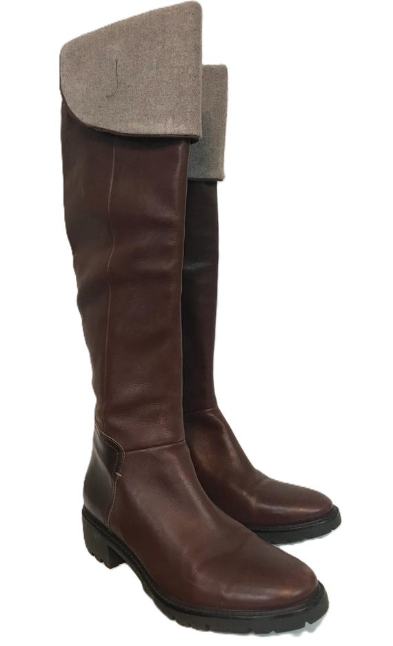 Cole Haan Men Tall Brown Leather Boots Cole Haan Mens Shoe American Classics Leather Waterproof  main image 3