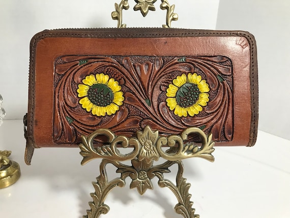 2-2204 家紋入　純金・べっ甲ポーロタイ 正絹 Tooled leather wallet vintage - Gem