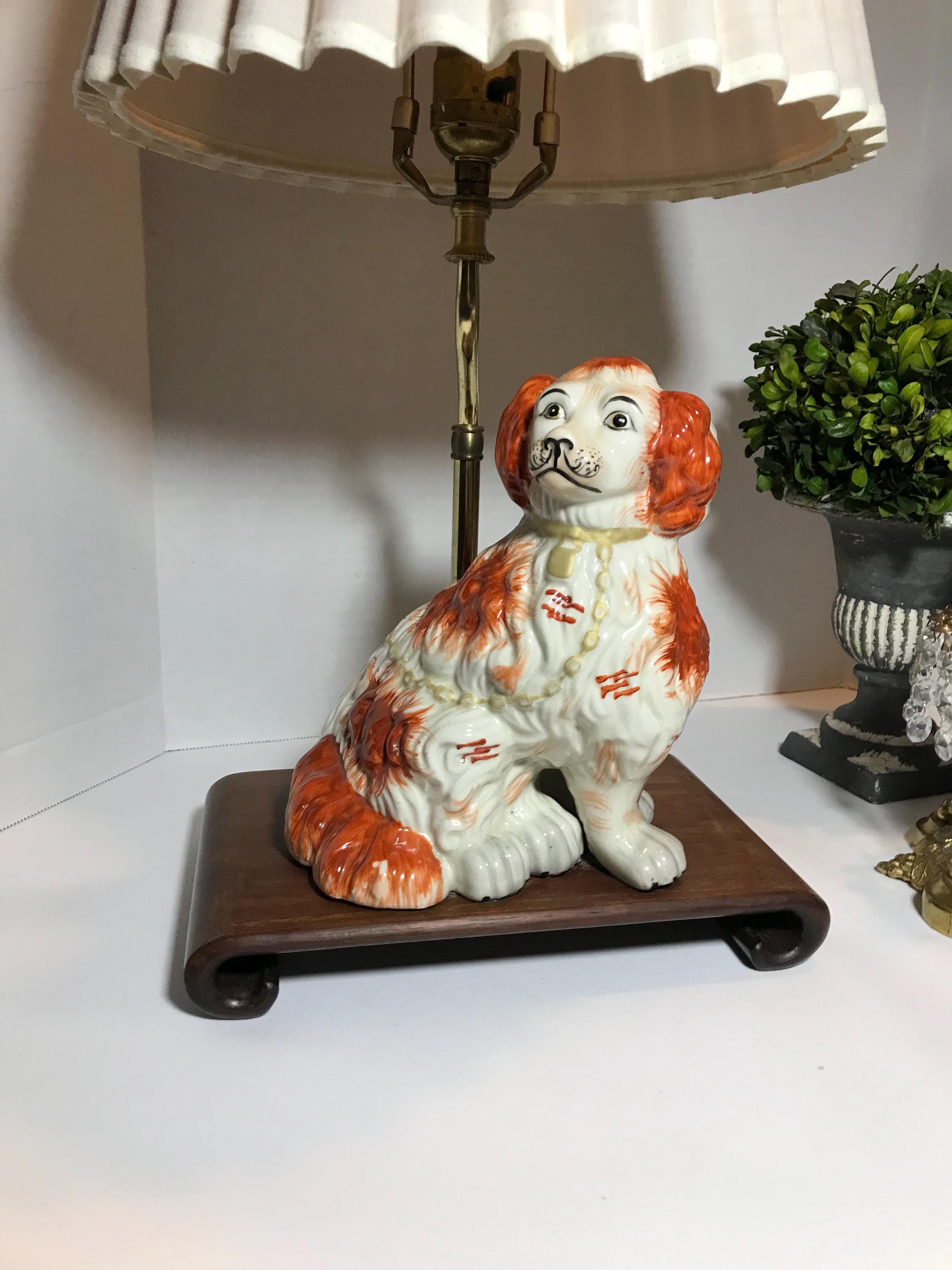 【今日の超目玉】 Antique Etsy - Lamp Dog アンティーク雑貨