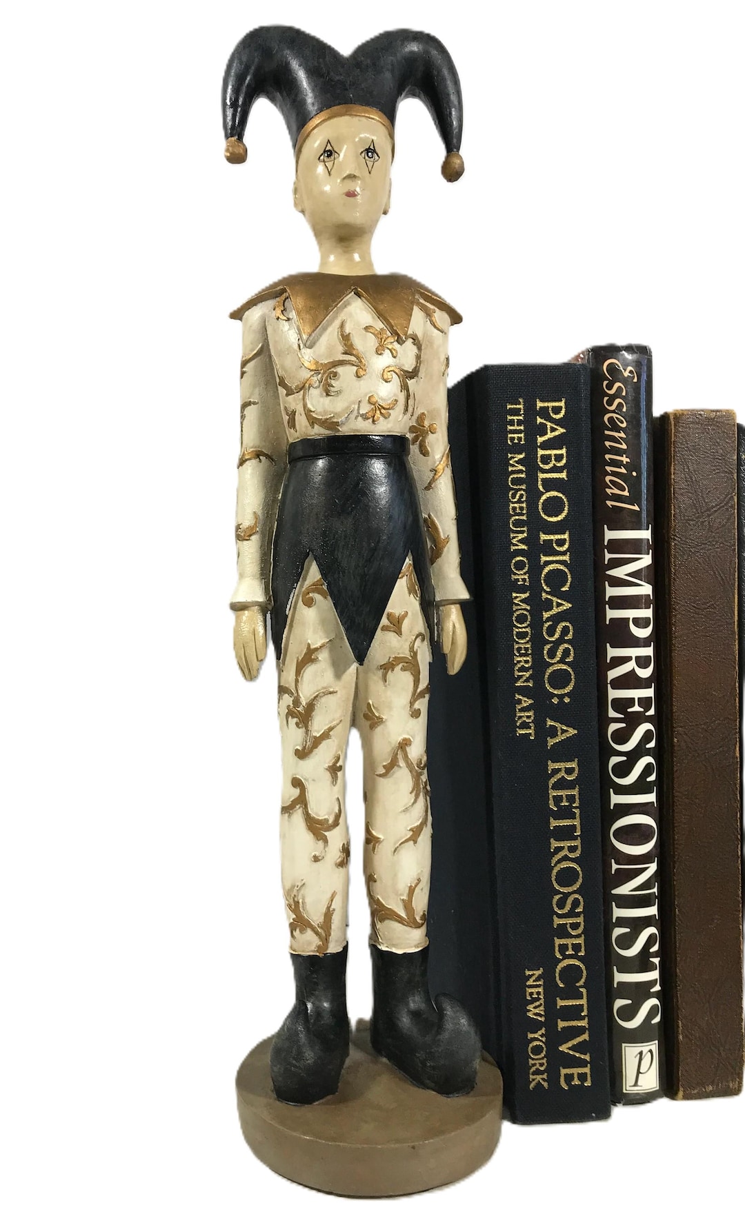 ビンテージ50s ミッドセンチュリー ジェスチャー ハーレクイン ピエロ