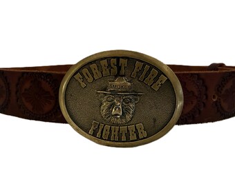 Vintage Genuine Leather Braided Belt With Silver Tip Detail  display picture 1