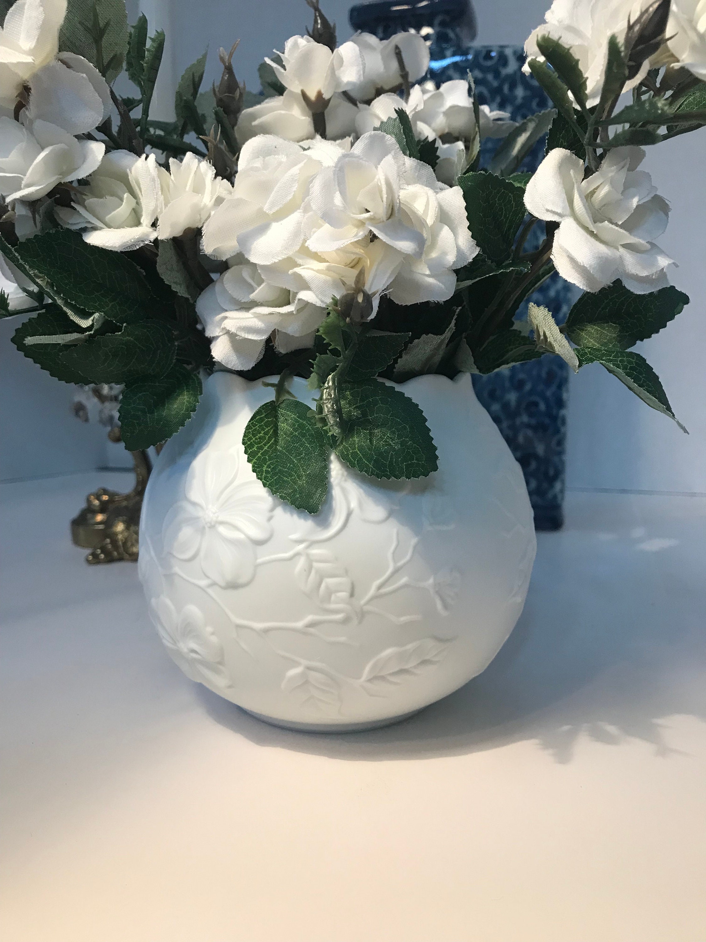 KAISER カイザー　花瓶　花器　ポーセレン　白磁　ドイツ製　ヴィンテージ 2025年最新】Yahoo!オークション -カイザー 花瓶の中古品・新品