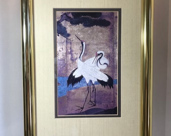 Vintage Mid Century 60's Original Wood Carved Painting by Anek