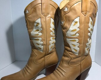 Vintage 90s Y2K Natural Leather 