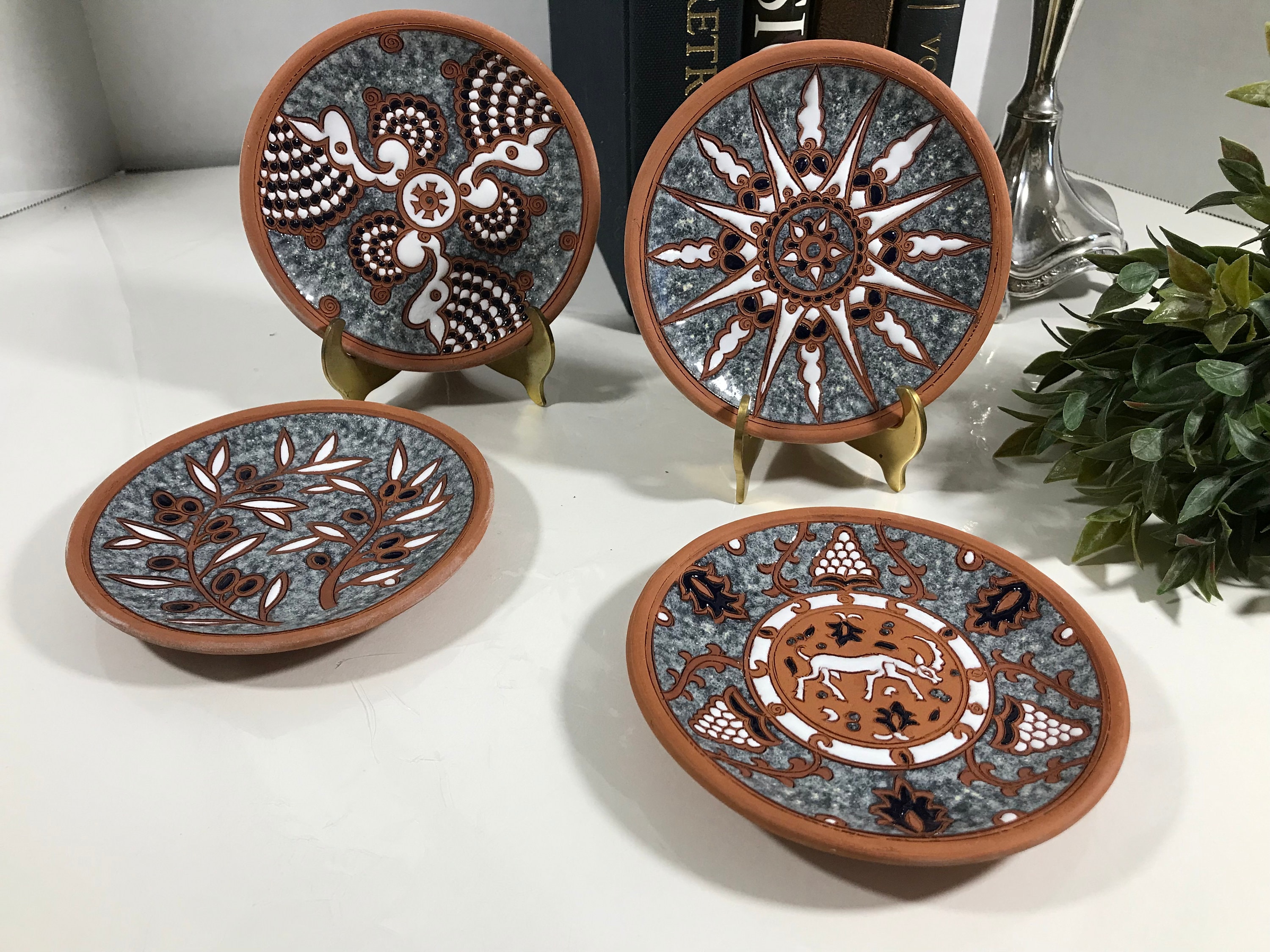 Greek pottery plate - Etsy 日本