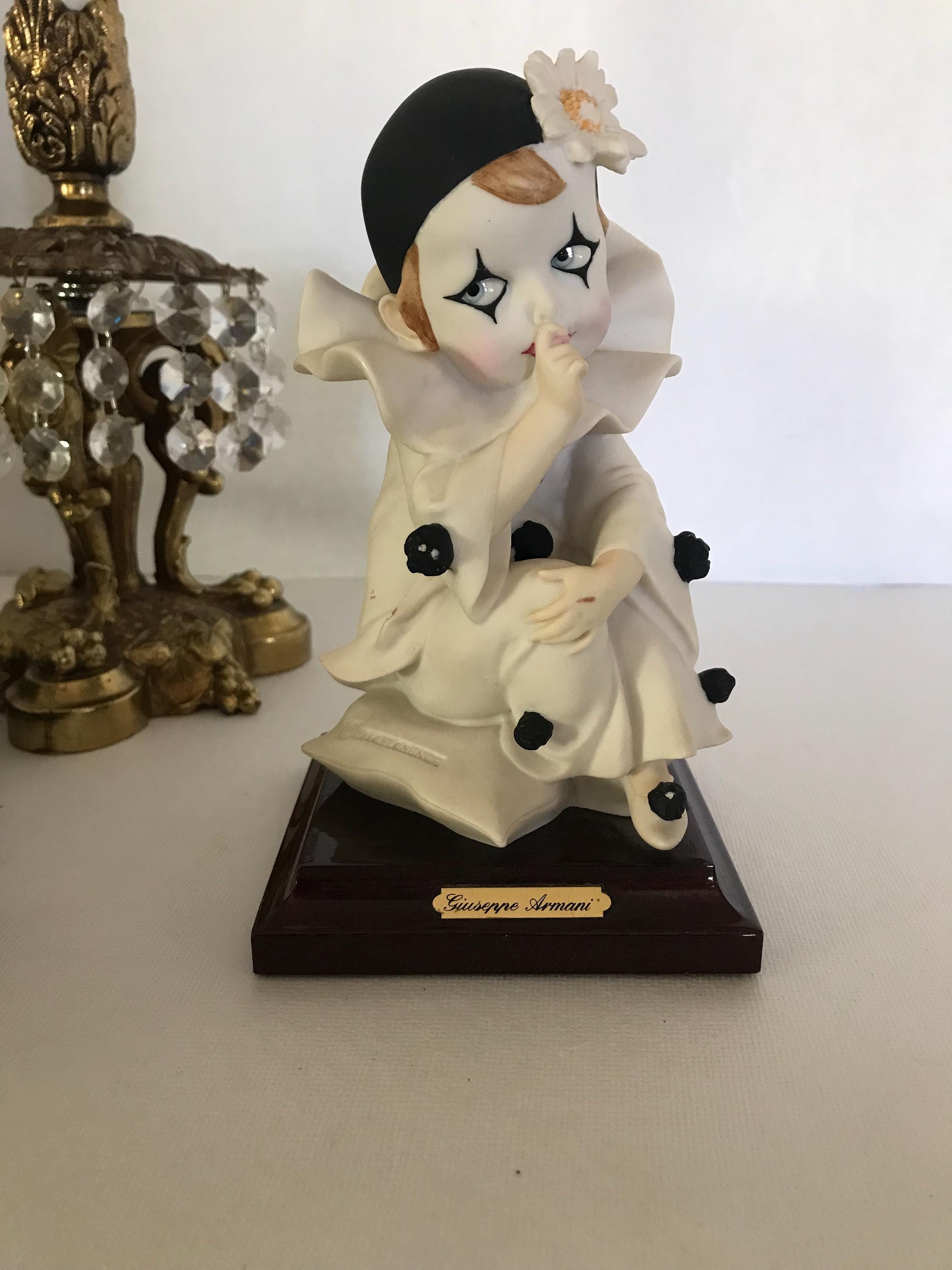 Giuseppe Armani 1990 Pierrot Figurine, Giuseppe Armani, Florence