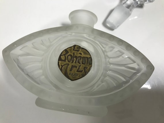 Vintage Arly La Boheme Paris glass perfume bottle… - image 10