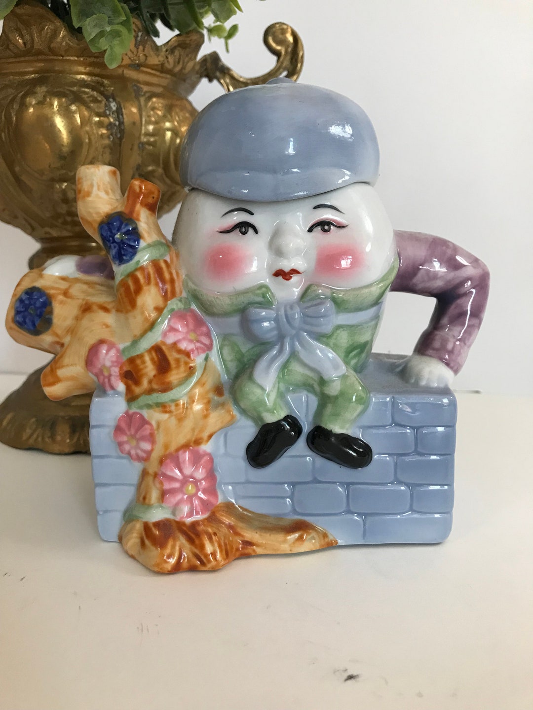 Vintage Humpty Dumpty Teapot, Vintage Whimsical Humpty Dumpty Teapot ...
