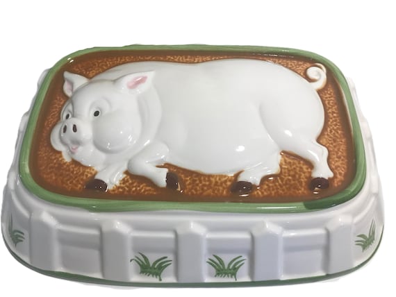 Faon en céramique vintage 70s porte crayon porte plante | Coucou Retro