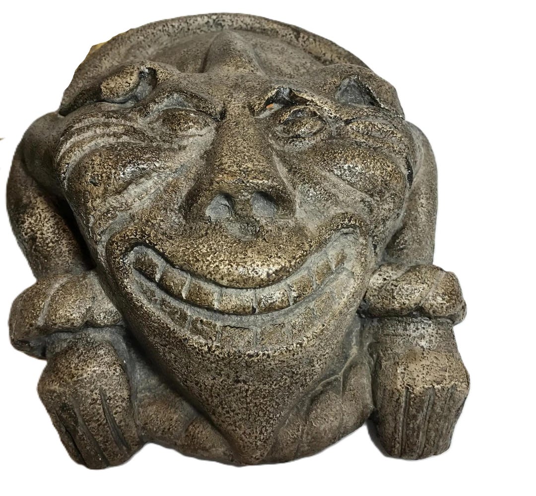 Vintage Gargoyles Wall Decor, Vintage St. George's Chapel Cement ...