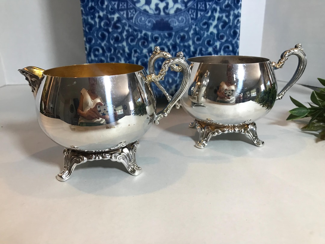 Antique Sugar And Creamer Setsnull