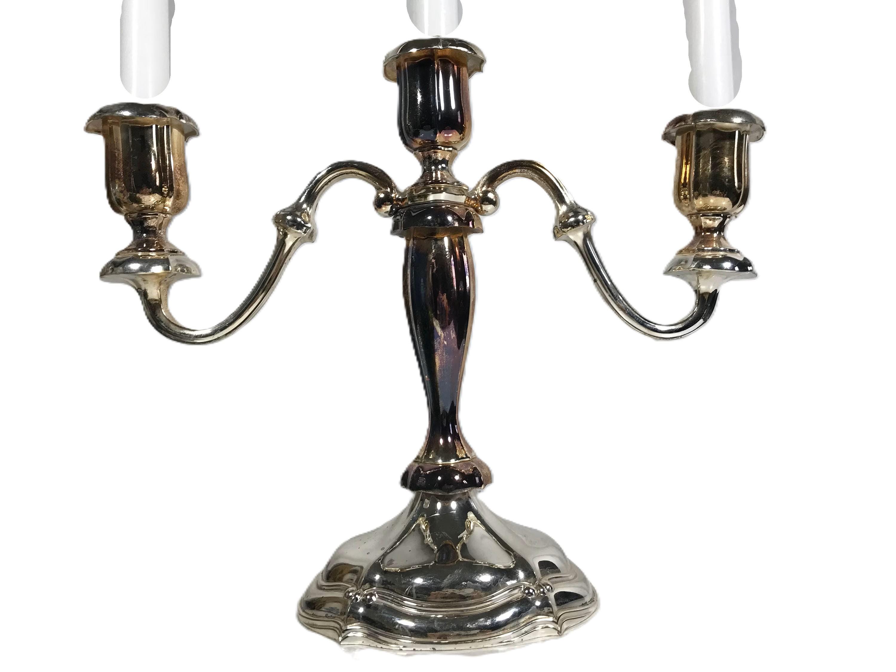 ヴィンテージ Oneida 日本製 シルバープレート シャンデリア