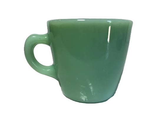 Lot De 6 Tasses à Café En Verre Vert – Style Vintage Rétro, Occasion