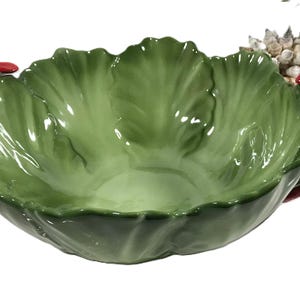 Vintage Brad Keeler pottery, Vintage Brad Keeler Lobsterware pottery, Brad Keeler California Pottery lettuce leaf lobster ceramic pottery