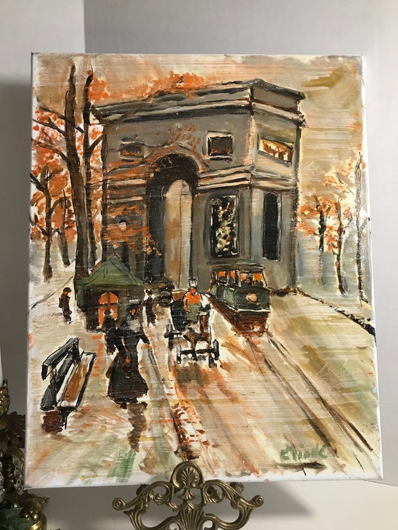 パリ 凱旋門 風景画 油絵 絵画 フランス 風景画(街並み) パリ 凱旋門 インテリアアート額