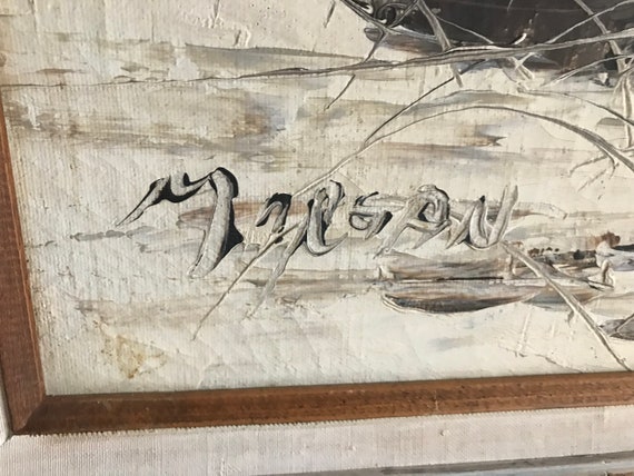 Alfred George Morgan Coastal Oil Painting 26x30, Signed Beach