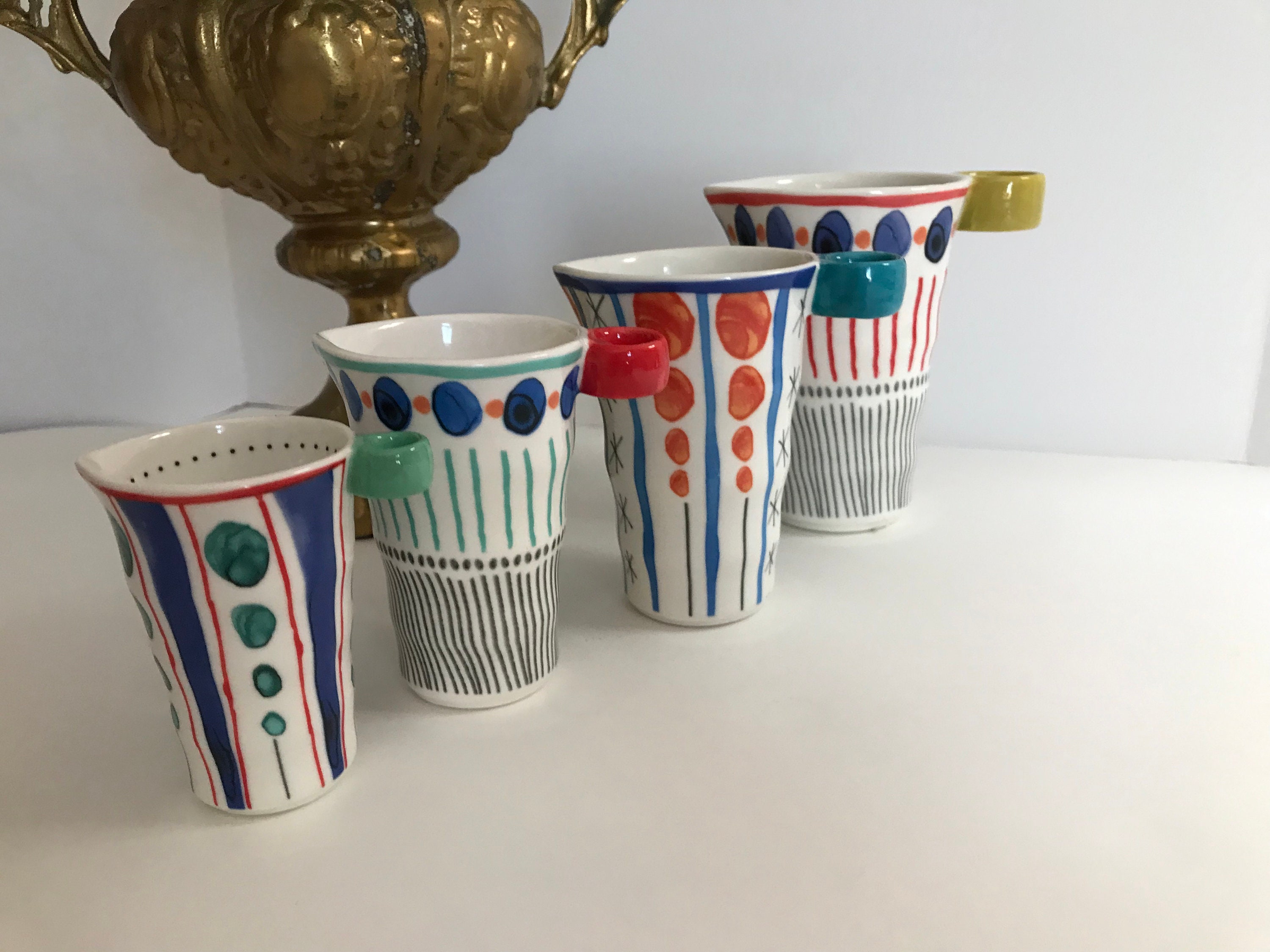 Anthropologie Ceramic Measuring Cups