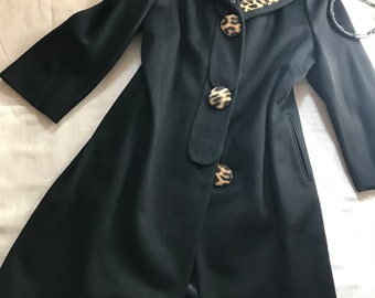 Vintage Youthcraft 1960s Long Leopard Coat Vintage Youthcraft