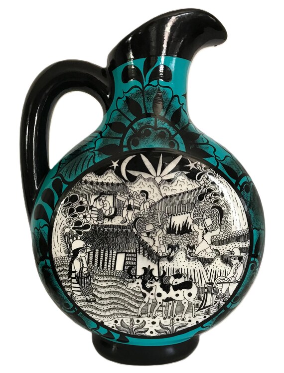 Vintage Talavera Mexican FolkArt Pottery 【公式通販】