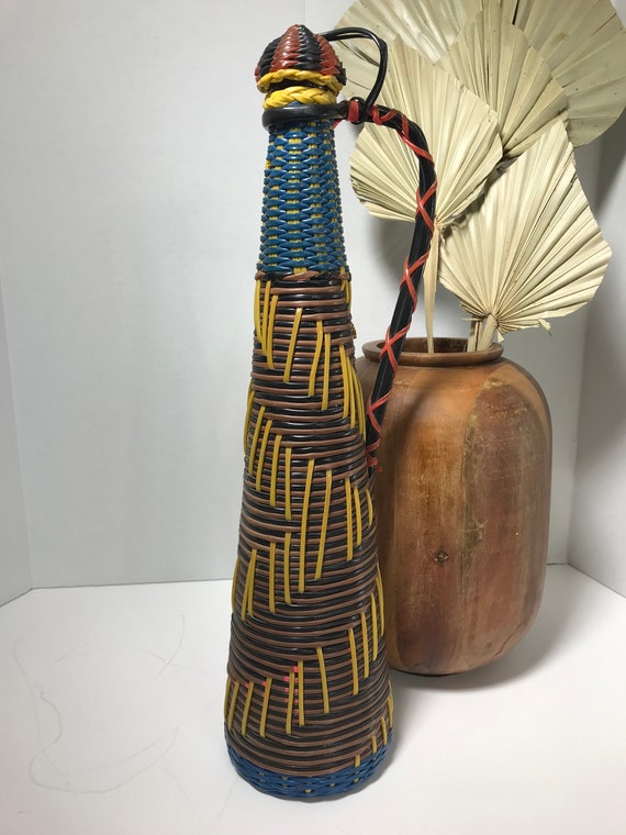 手に包まれたガラス瓶 ミッドセンチュリー ポストモダン ヴィンテージ 手に包まれたガラス瓶 ミッドセンチュリー ポストモダン