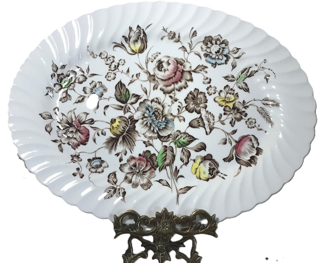 Johnson Brothers Staffordshire Bouquet Serving Platter 14