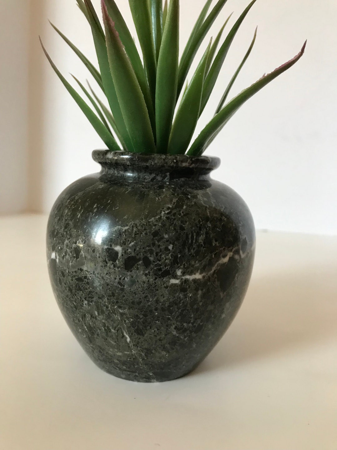 Vintage Small 4 Marble Vase Vintage Pakistan 4 Etsy