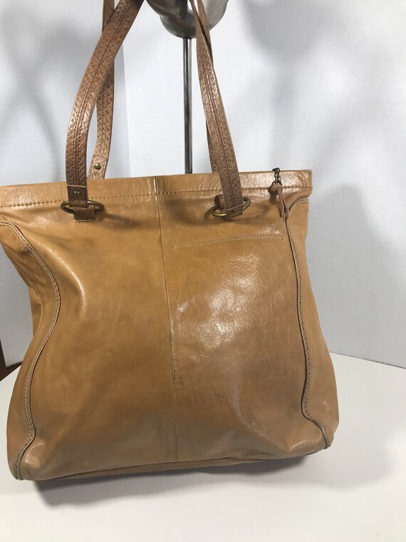 The Sak Leather Tote the Sak Distressed Brown Leather Large