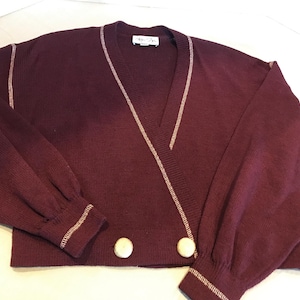 Vintage St. John Collection Button Front Knit Jacket Sz 6 - Etsy
