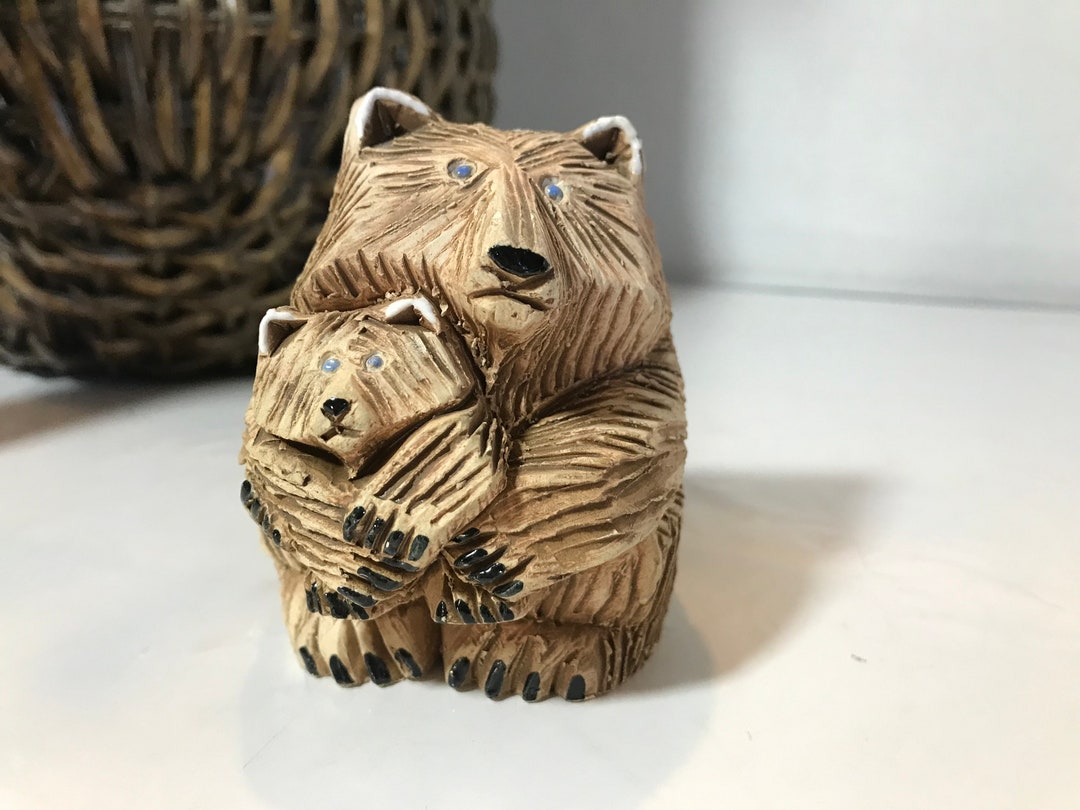 Artesania Riconada Cermaic Bears Figurine Signed, Riconada Ceramic Mama ...