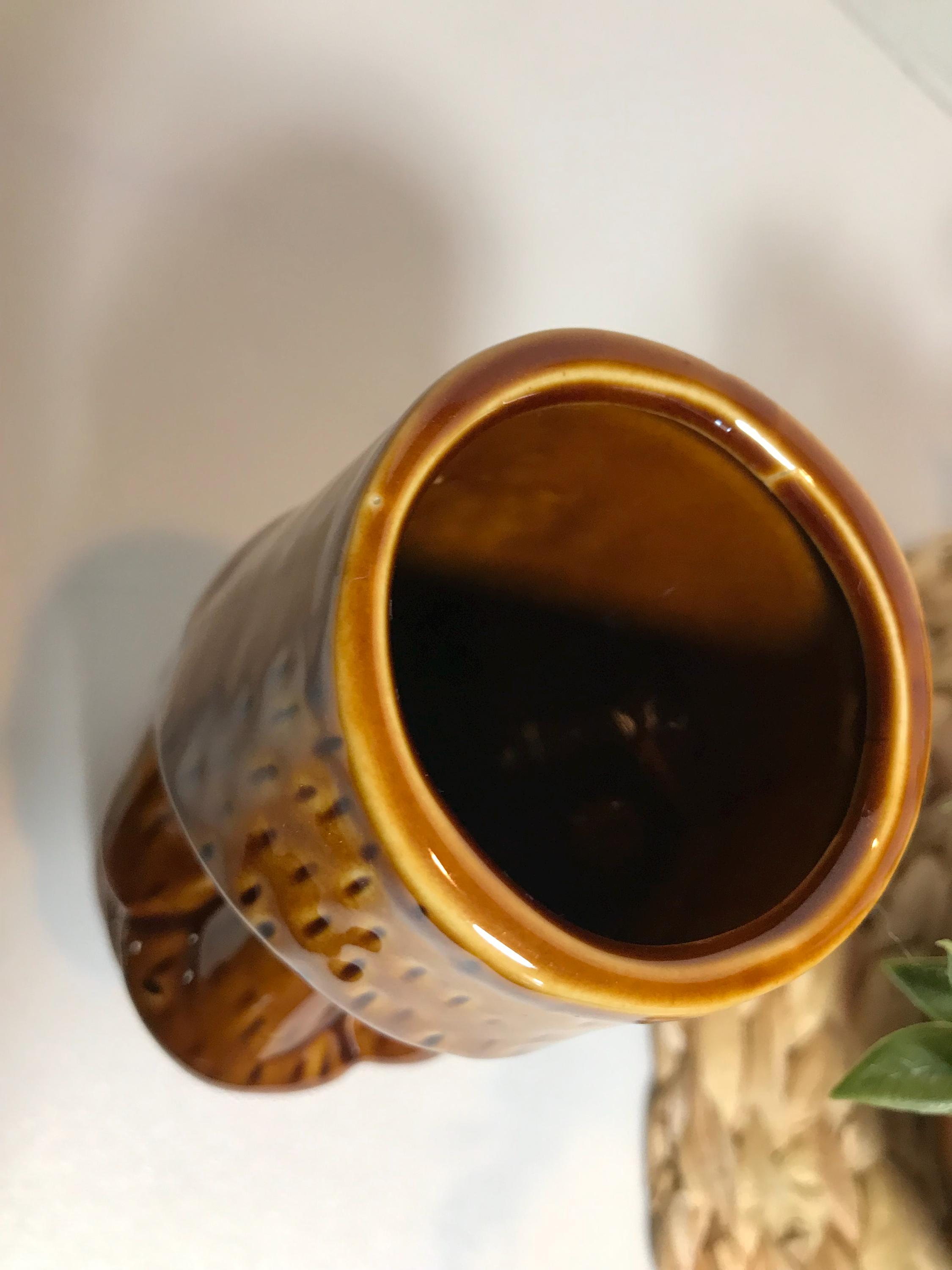 ヴィンテージ セラミック ティキ グラス カップ、ヴィンテージ