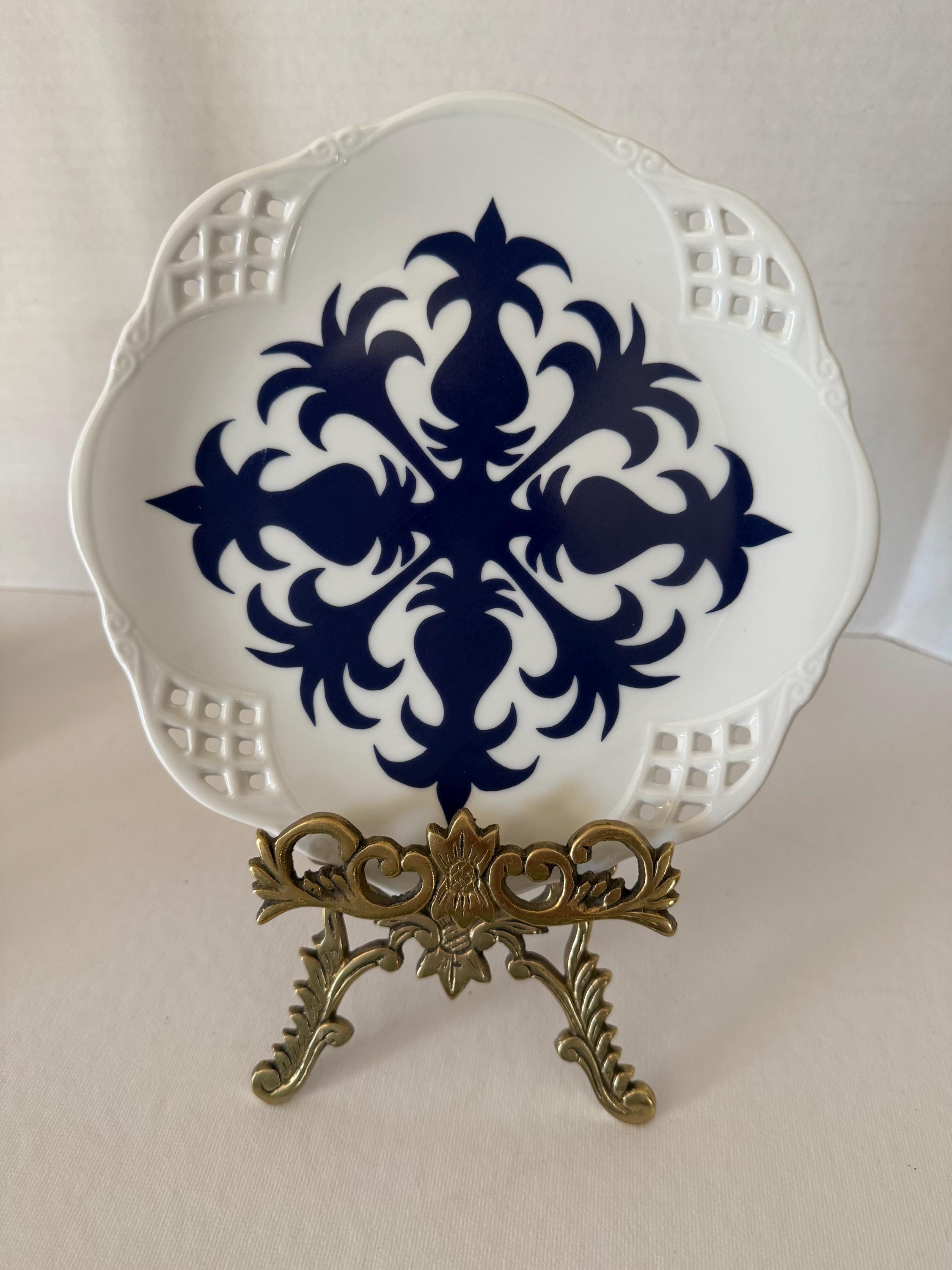 Vintage 1996 Barbara Suzui Hawaiian Quilts “pineapple” Wall Plate