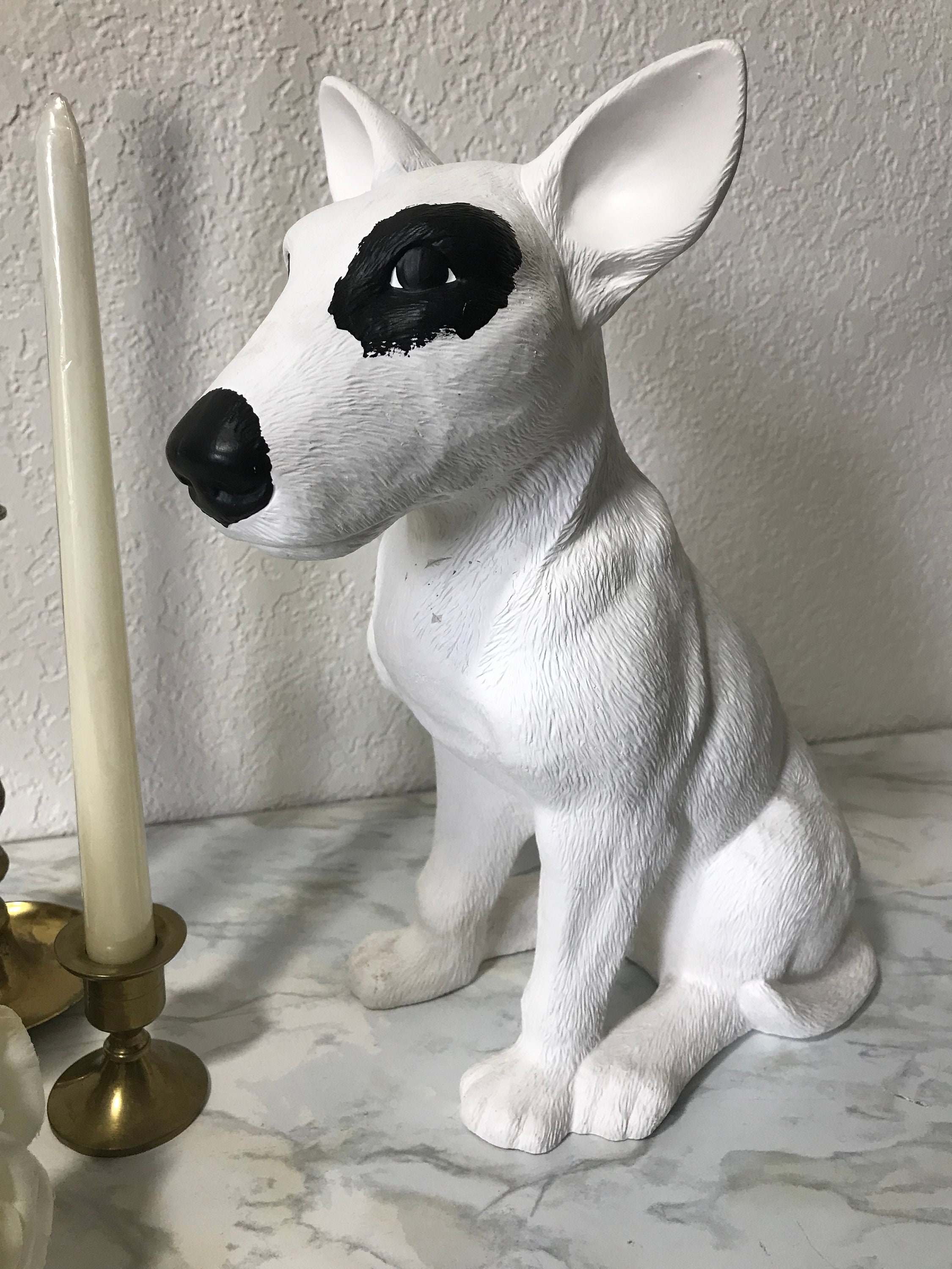 1987 年ヴィンテージ サイン入り Spuds MacKenzie 大型陶器貯金箱