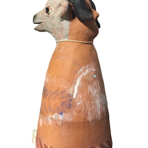 Vintage Keramik mexikanische halb Ziege halb Mann Oaxacan-Stil Terrakotta Keramik Glocke
