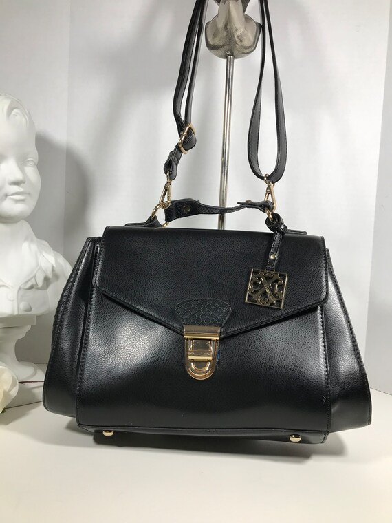 Vintage Christian Lacroix black handbag purse, Christ… Gem