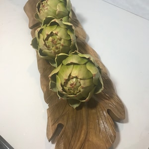 Holzblatt Wandkunst 72 cm, Naturholz große Blattwanddekor, Boho Naturholz Wandkunst, botanische Wanddekoration, 3-dimensionale Holzwandkunst