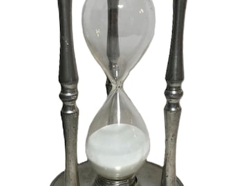 ASTRO ordinary holiday・timecapsuleセット販売 Alberto Tabellini Pewter and Glass Perpetual Calendar Hourglass