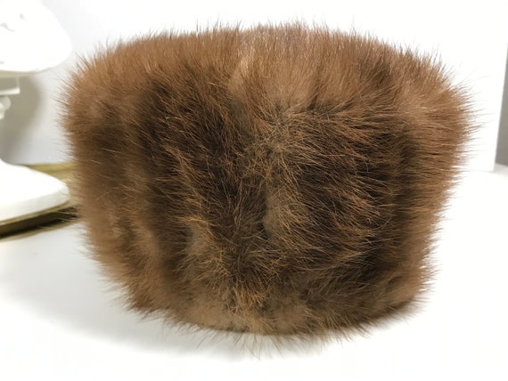 Vintage Hong Kong Furs 1950s hat, Vintage 50s pil… - image 4