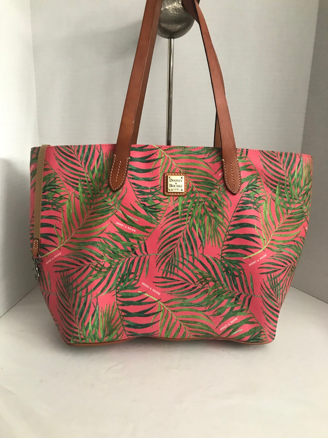 Vintage Dooney and Bourke Purse, Dooney and Bourke Large Pink Leather