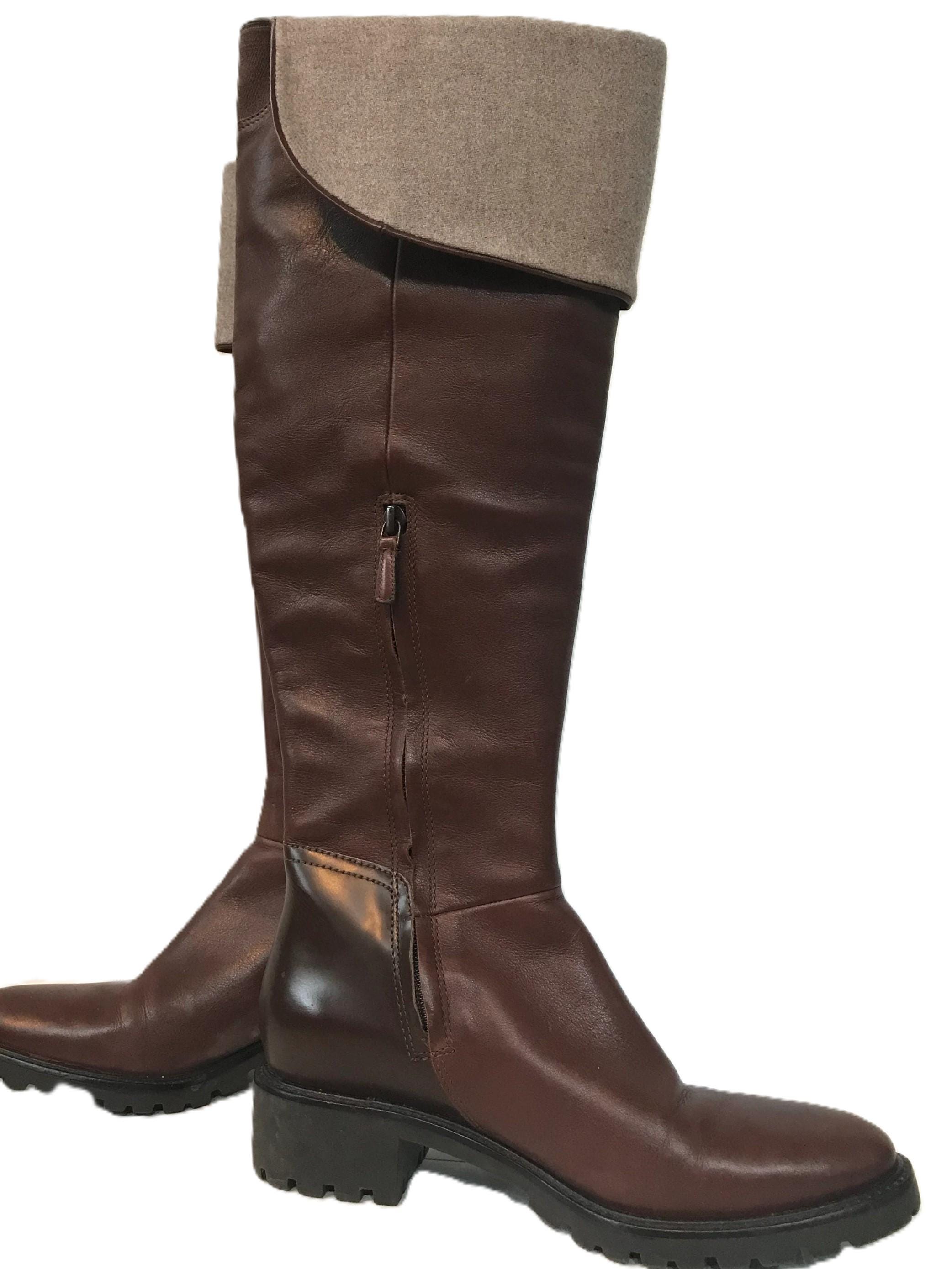 Cole Haan Brown Riding Boots, Cole Haan Knee High Brown 