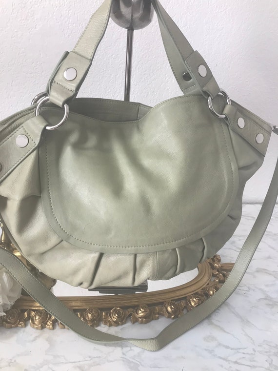 Sage green handbags cheap
