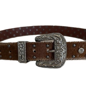 Cowhide Rhinestone Belts - Etsy display picture 3