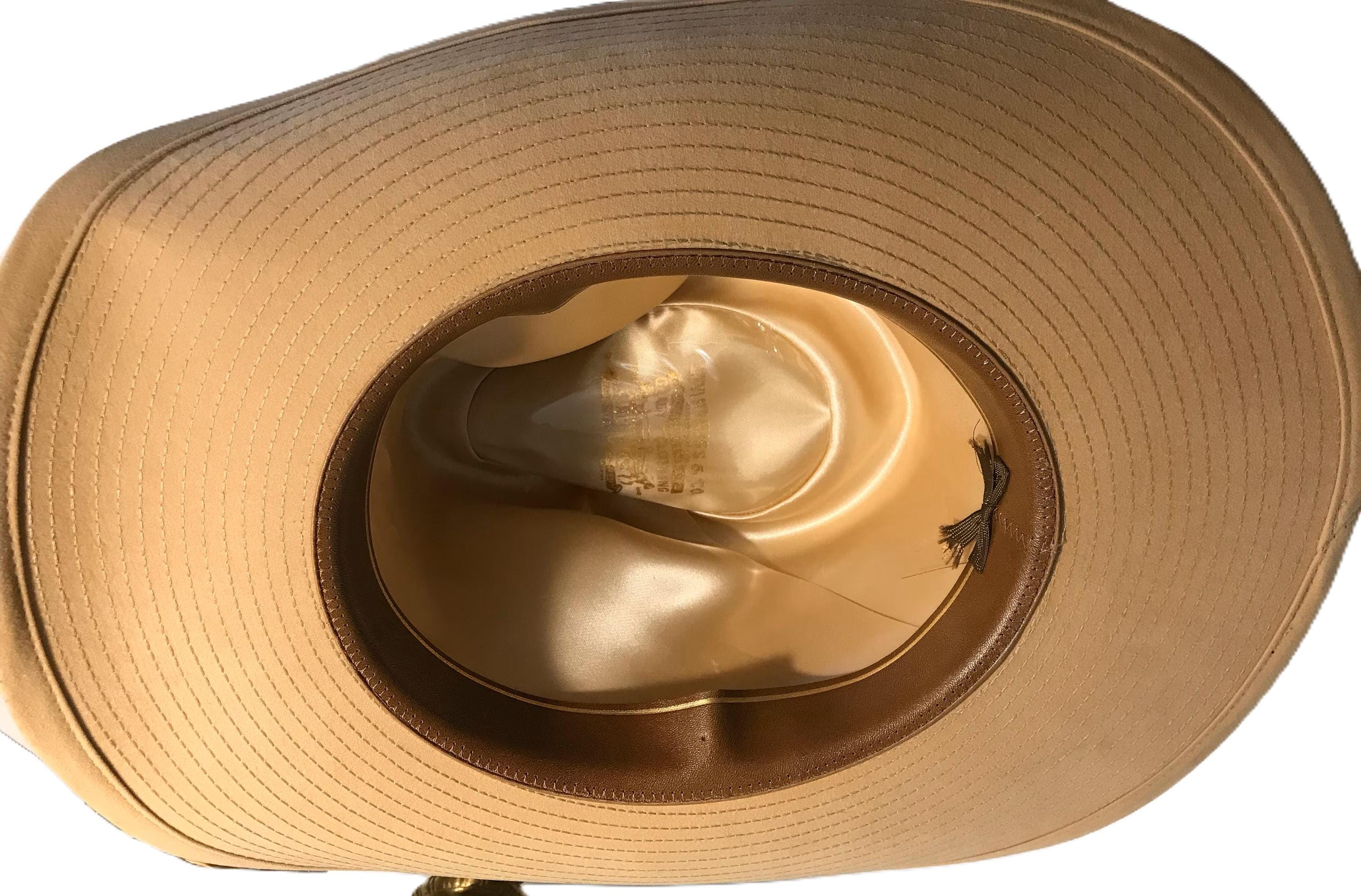 Vintage 1970s Levi Strauss Suede Look Cowboy Western Hat 