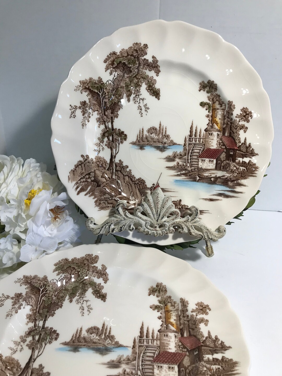 Johnson Bros the Old Mill Dinner Plate 10. Etsy