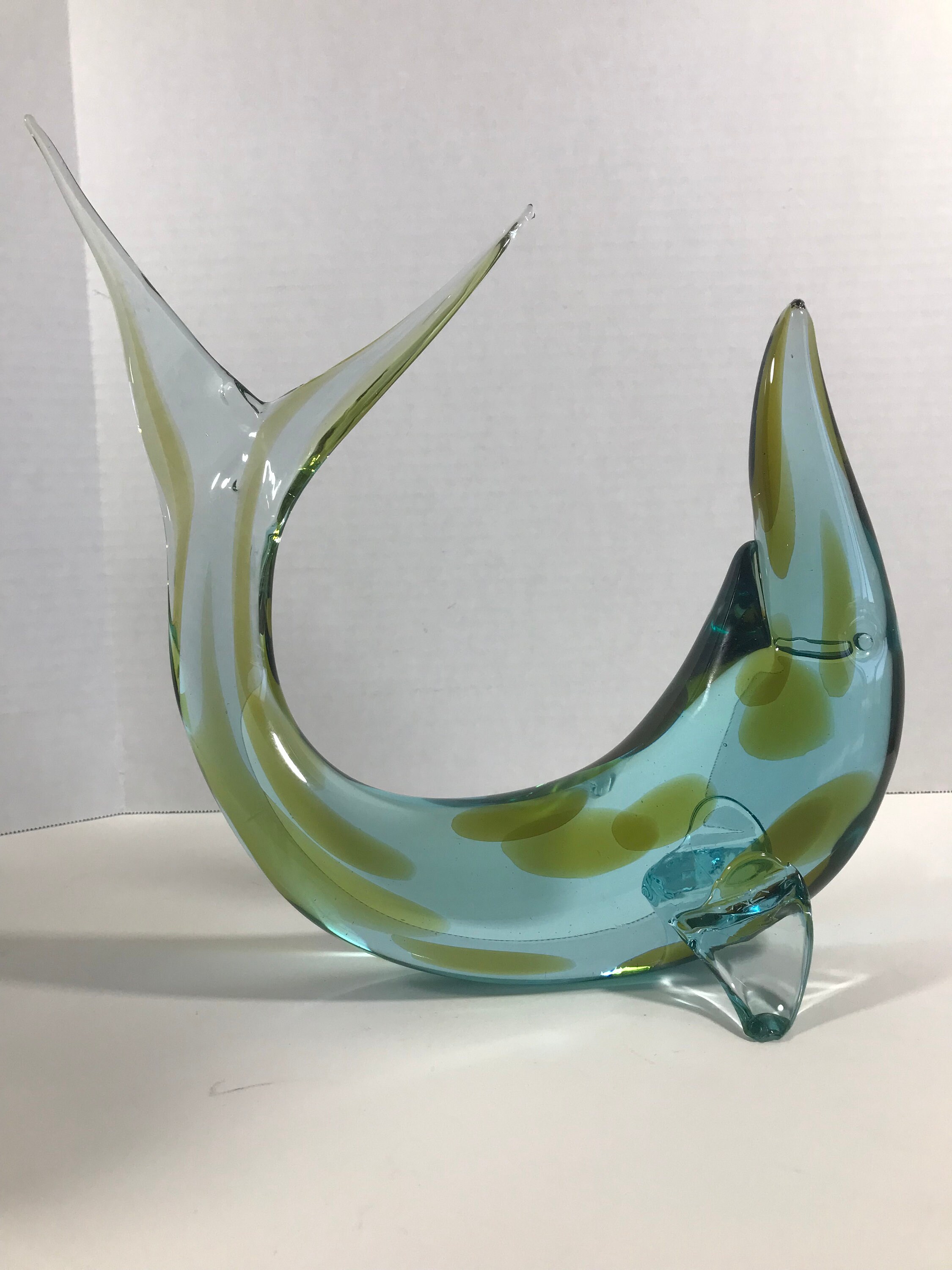 Salviati｜murano｜ガラスオブジェクト｜くちばし破損有｜鳥｜ Murano Glass 鳥のオブジェ ヴェネチアンガラス ムラーノガラス