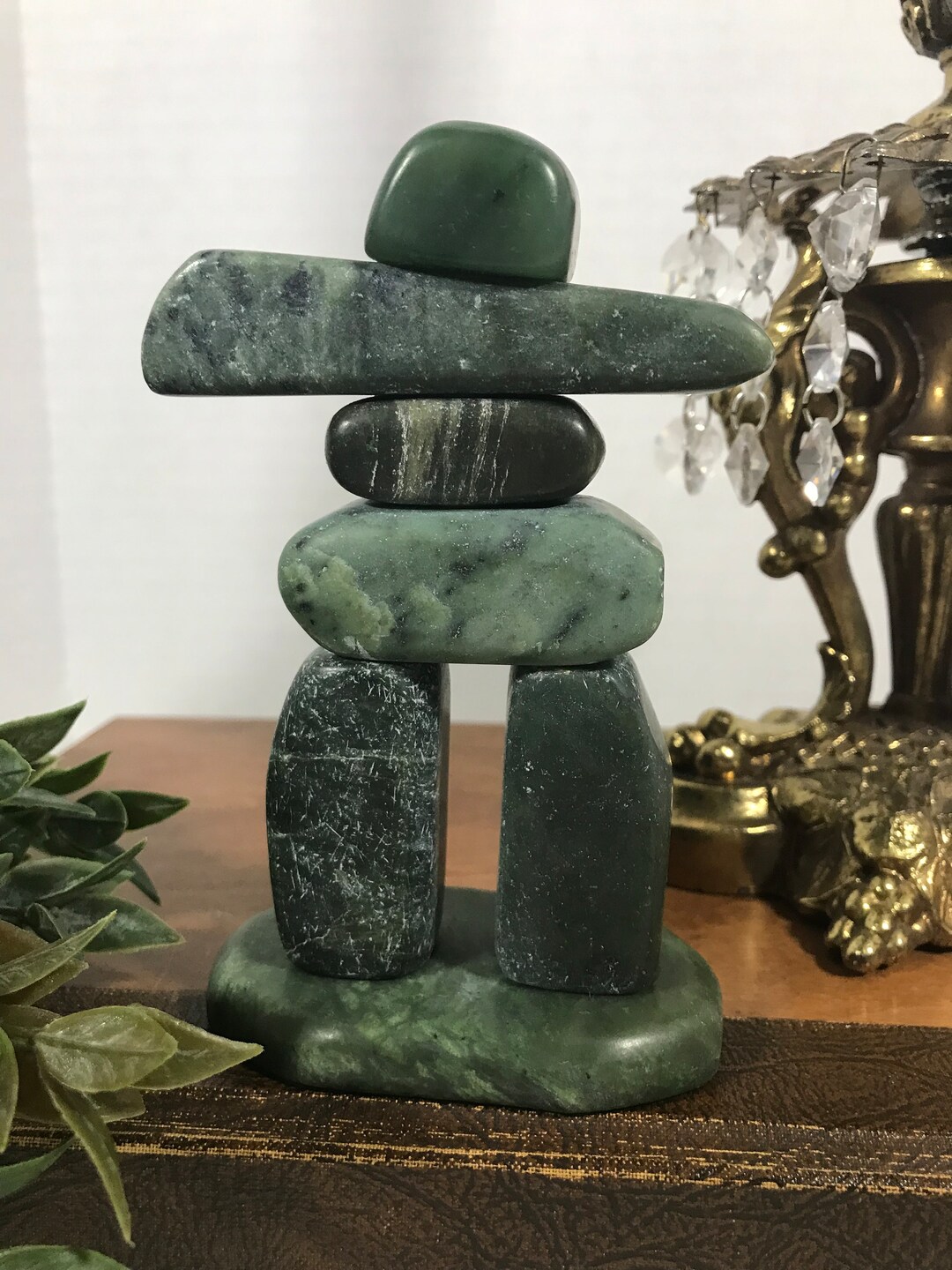 Vintage Jade Statue Vintage Nephite Jade Stone Figure Green Etsy