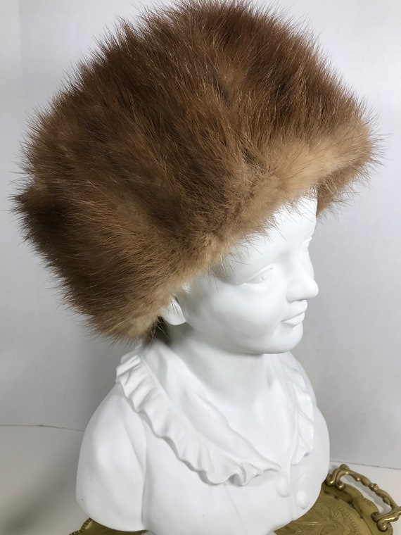 Vintage Hong Kong Furs 1950s hat, Vintage 50s pil… - image 3