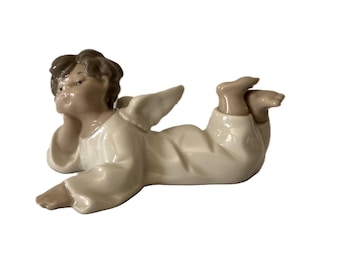 Lladro Figurine Angel With Accordion #1323 - Etsy