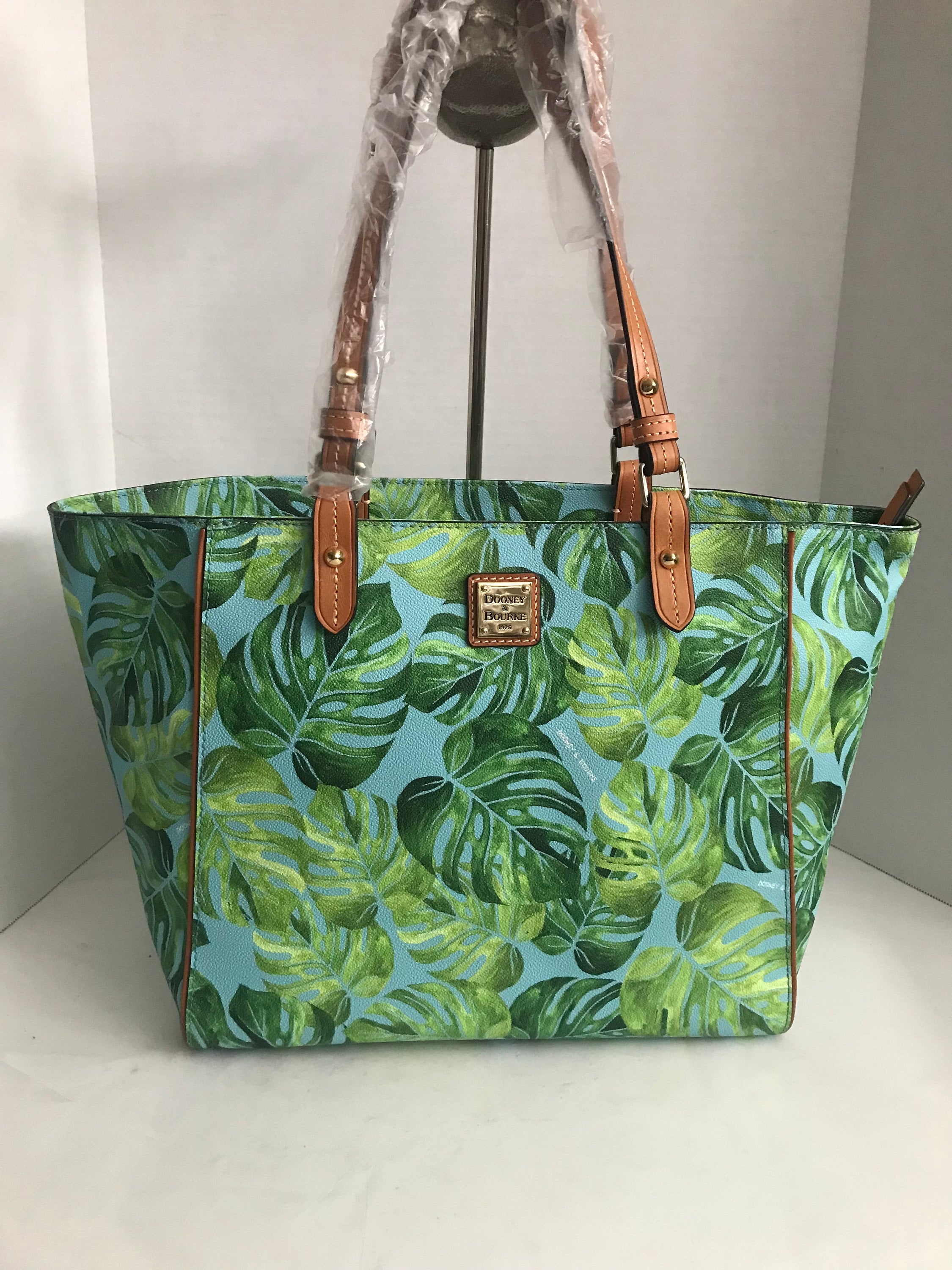 Vintage Dooney and Bourke Purse Dooney and Bourke Large Blue Leather Tote Handbag Purse Dooney and Bourke Tropical Blue Leather Tote Purse Etsy Canada