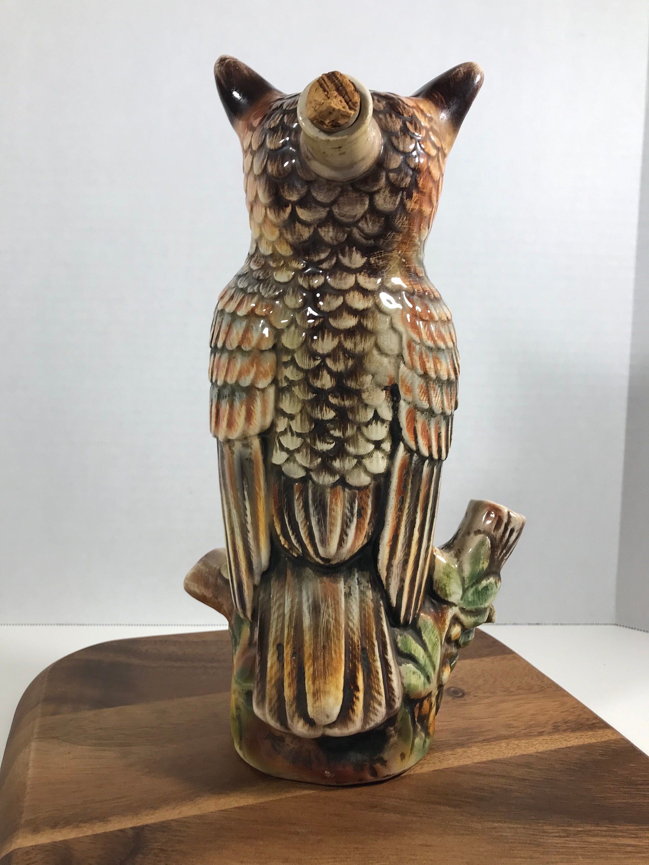 60's バルデッリ/Baldelli Owl ミッドセンチュリー Italy Vintage Barsottini Owl Ceramic Decanter | 1960s Figural Liquor