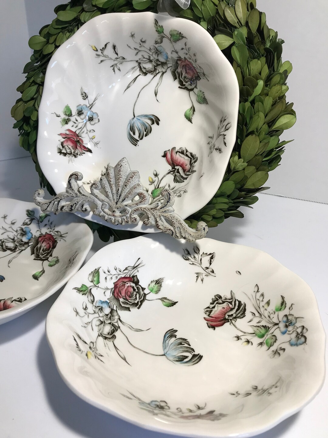 Johnson Bros day in June 3 Square Bowls Johnson Etsy